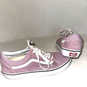 Vans Women's purple and white Sneakers sz 10.5 men’s 9